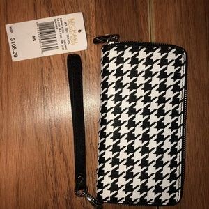 Michael Kors wallet new with tags black white NWT